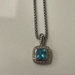 David Yurman Blue Albion pendant and necklace excellent condition
